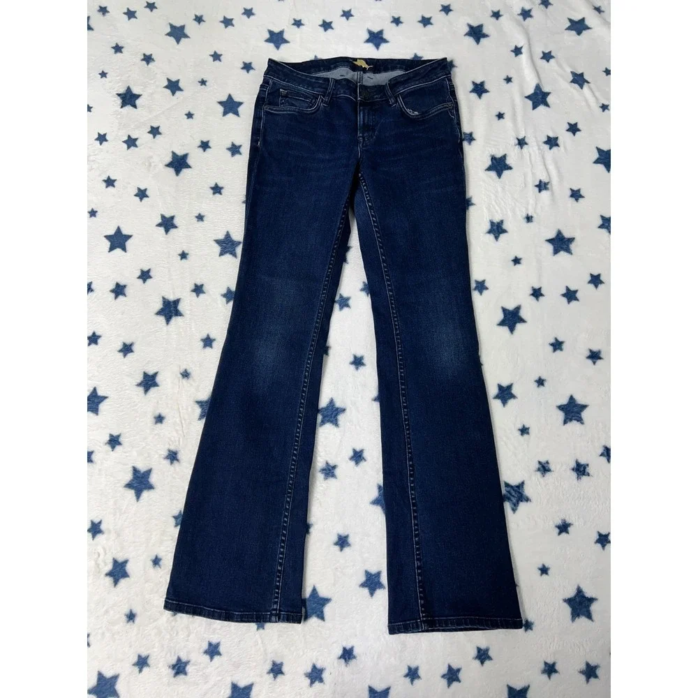 Tommy Bahama Womens Dark Wash Jeans 29x33 Slim Straight Denim Blue - Picture 4 of 10